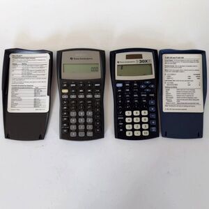 Texas Instruments TI-30XIIS Scientific Calculator & TI-BA II Plus Calculator Set
